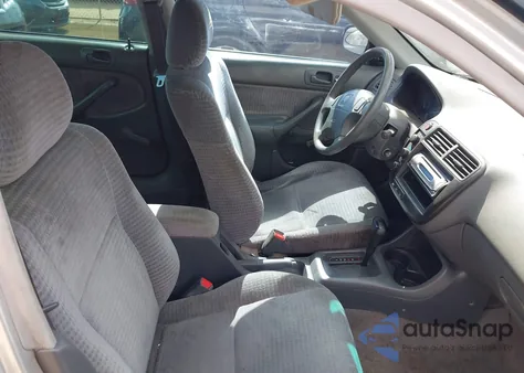 2000 Honda Civic Value Package z USA, uszkodzony, nr VIN 2HGEJ6613YH557211